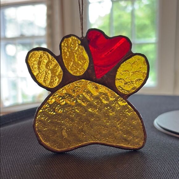 Paw Print Ornament Suncatcher - Picture 1 of 2
